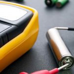Checking battery with multimeters